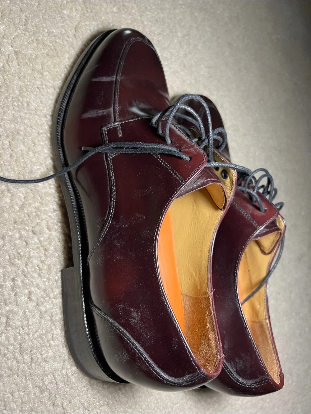 Cole Haan sleek burgundy